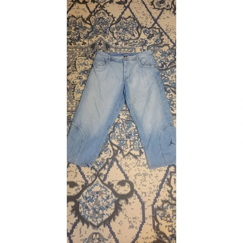 Vintage Nike Air Jordan Baggy Jeans 38x34 (38x27) Skate Y2K